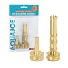 Sun Joe 2-in-1 brass twist hose and jet sweeper nozzle with packaging.