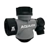 Aqua Joe Multi-Function gray-colored Outdoor Faucet and Garden Hose Tap Connector.