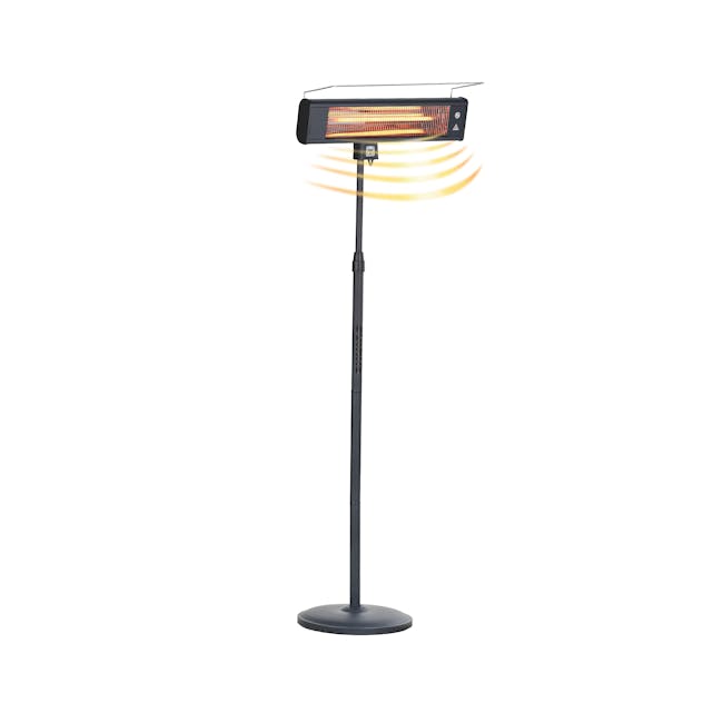 Sun Joe Water-Resistant Electric Indoor and Outdoor Patio Infrared Heater.