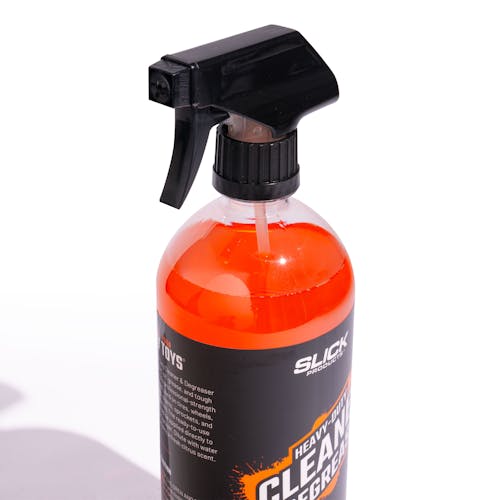 spray nozzle of slick products cleaner and degreaser