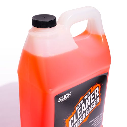 slick products cleaner and degreaser cap and pouring spout