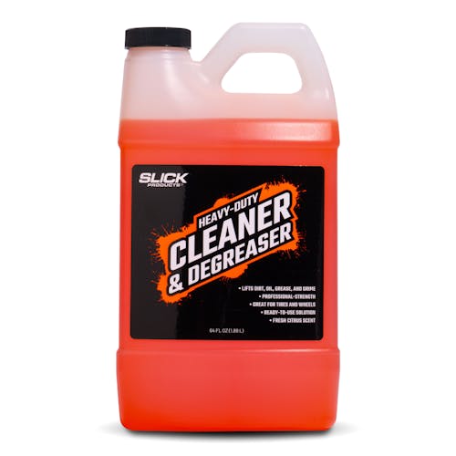 Slick products cleaner and degreaser front label view