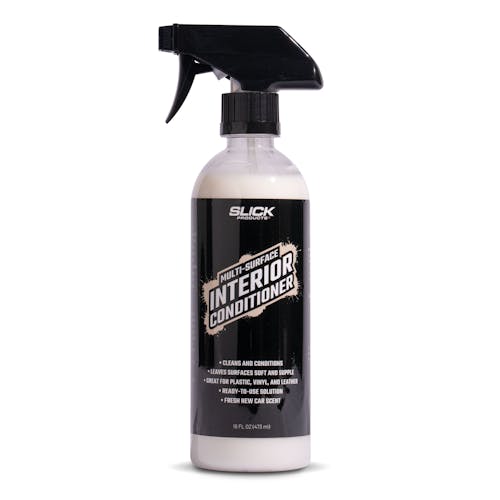 Slick products multi surface interior conditioner front label