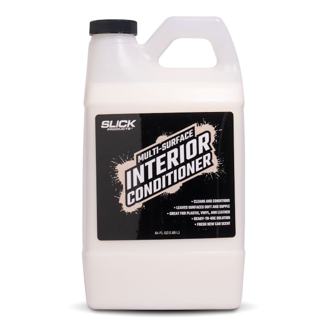 Slick products interior conditioner front label view