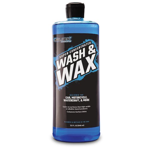 Slick Products 32 ounce Wash and Wax Foam Shampoo Cleaning Solution.