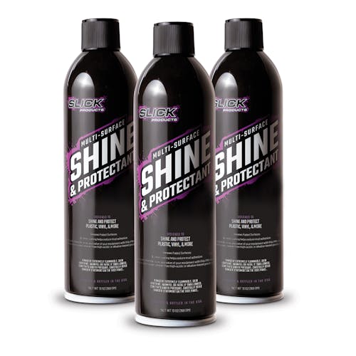 Slick Products 3-pack of Shine and Protectant Spray Coating.