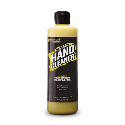 Slick Products 16 ounce Fast-Acting Hand Cleaner Formula.