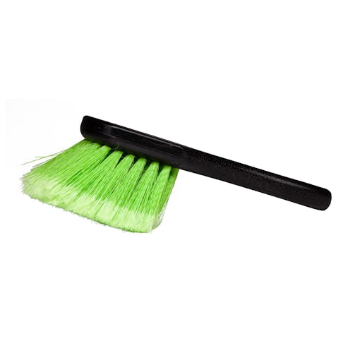 Side view of the Slick Products Short-Handled Scrub Brush.