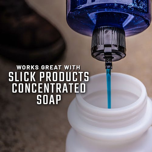 Works great with click products concentrated soap.