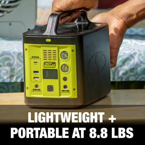 Lightweight and portable at 8.8 pounds.