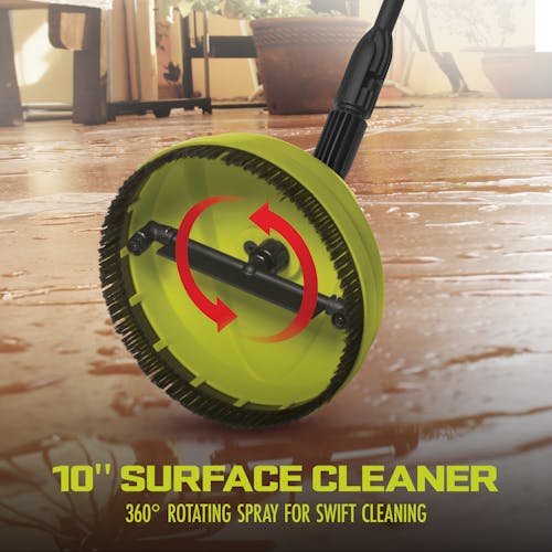 Surface cleaner included with home cleaning system