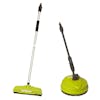 Sun Joe 10-inch Deck and Patio Cleaning Attachment and a power scrubbing broom attachment for pressure washers.