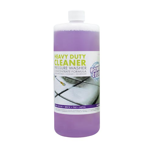 Sun Joe 1-quart Heavy Duty pressure washer detergent.