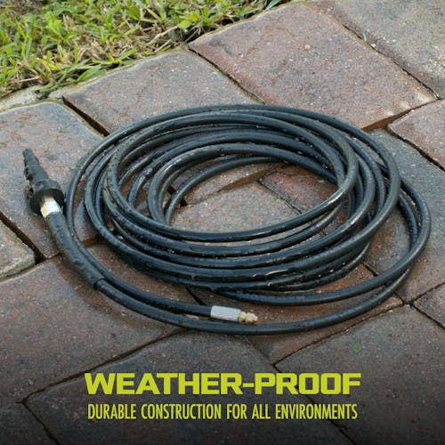 SPX-PCH25 drain cleaning hose is weather resilient