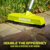 SPX-PWB1 cleans twice as efficiantly using both water and scrub bristles