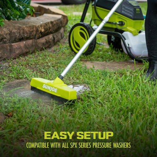 SPX-PWB1 scrubbing brush is compatible with all SPX-Pressure washers