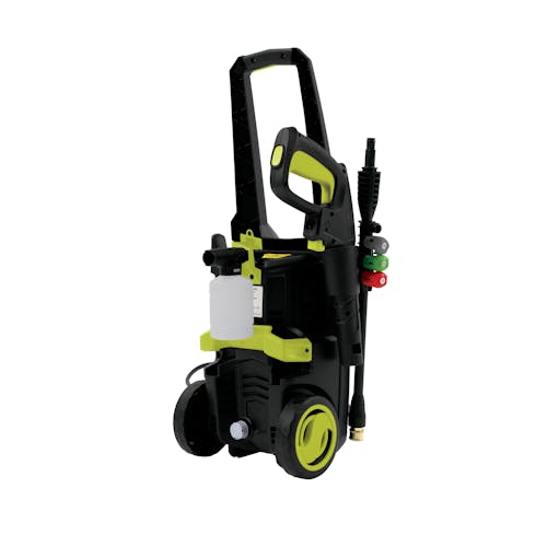 Rear-angled view of the Sun Joe 11-amp 1900 PSI Electric Pressure Washer.