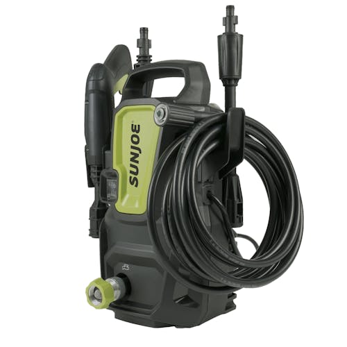 Sun joe portable pressure washer with 2 nozzles and hose