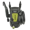 Sun joe portable pressure washer with 2 nozzles and hose front view