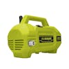 Left-angled view of the handheld electric pressure washer.