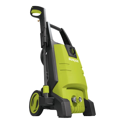 Angled view of the Sun Joe 13-amp 1885 PSI Electric Pressure Washer.