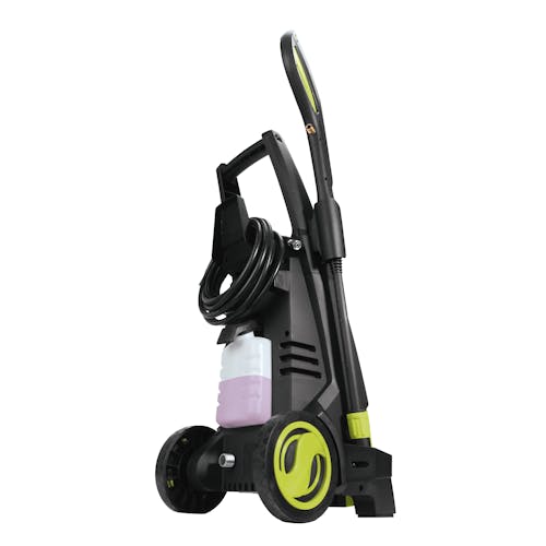 Rear-angled view of the Sun Joe 13-amp 1885 PSI Electric Pressure Washer.