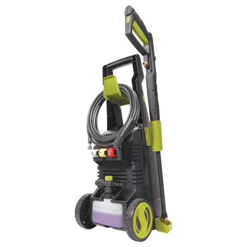 Rear-angled view of the Sun Joe 13-amp 2050 PSI Electric Pressure Washer