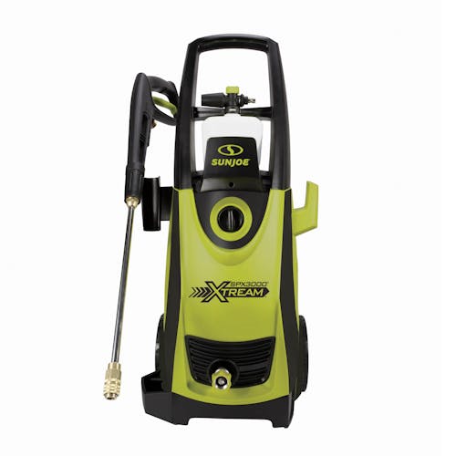 Front view of the Sun Joe 13-amp 2200 PSI Extreme Clean Electric Pressure Washer.
