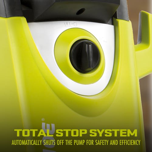 Total Stop System of SPX3000 Electric Pressure Washer protects the motor while not in use