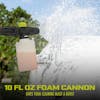 Included 10 FL OZ Foam Cannon with SPX3160