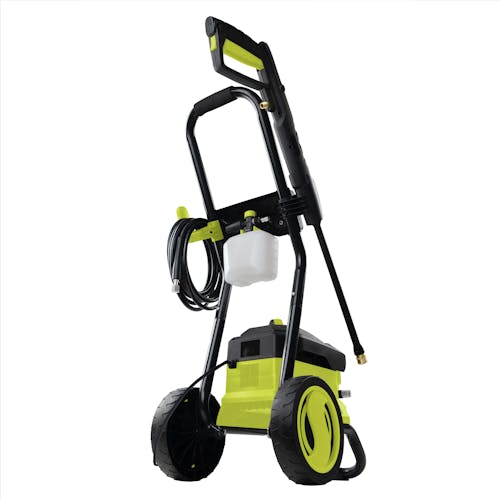 Rear-angled view of the Sun Joe 13-amp 2300 PSI Electric Pressure Washer.