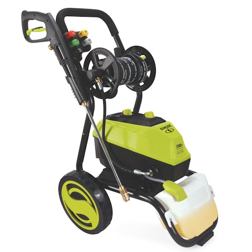 Angled view of the Sun Joe 13-amp 2500 PSI High Performance Electric Pressure Washer.