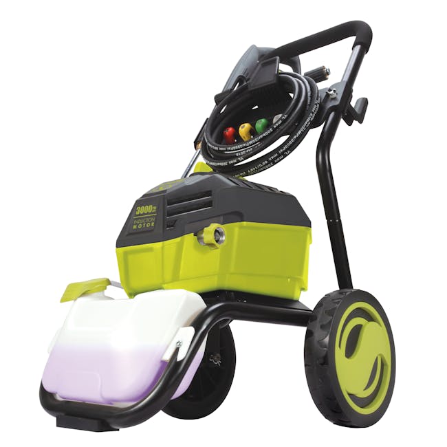 Sun Joe 14.5-amp 3000 PSI High Performance Brushless Induction Motor Electric Pressure Washer.