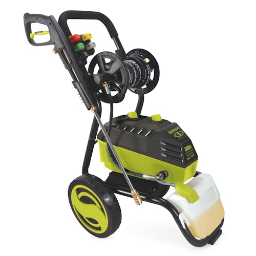 Angled view of the Sun Joe 14.5-amp 3000 PSI High Performance Electric Pressure Washer.