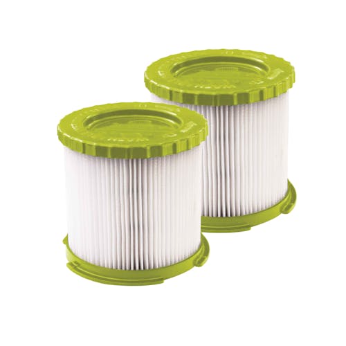 Sun Joe 2-pack of Universal Replacement HEPA Filters for Wet/Dry Vacuums.