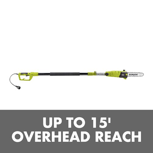 Up to 15 feet of overhead reach.