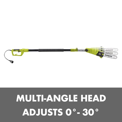 Multi-angle head adjusts 0 to 30 degrees.