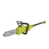 Angled view of the Sun Joe 6-amp 8-inch Electric Convertible Pole Chain Saw.