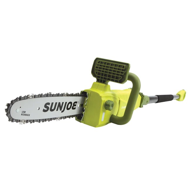 Sun Joe 8-amp 10-inch Electric Convertible Pole Chain Saw.