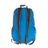 Rear view of the TrailGear 19-liter waterproof blue backpack.