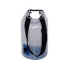 TrailGear 10-liter blue transparent dry bag.
