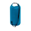 View of the shoulder strap on the TrailGear 20-liter heavy-duty sky blue dry bag.
