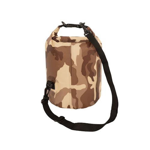 TrailGear 5-liter brown camo dry bag.