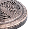 Close-up of the design on the base.