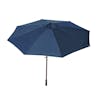 Top view of the 9-foot blue patio umbrella.