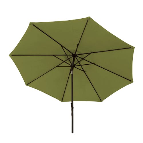 Bliss Outdoors 9-foot green patio umbrella.