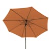  Bliss Outdoors 9-foot terracotta patio umbrella.