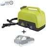 Sun Joe Cordless Go-Anywhere Portable Sink and Shower Spray Washer plus a 2.0-Ah battery.