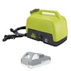 Sun Joe Cordless Go-Anywhere Portable Sink and Shower Spray Washer with a 2.0-Ah battery.