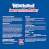 Directions and approved uses for the Wicked Ice Melt.